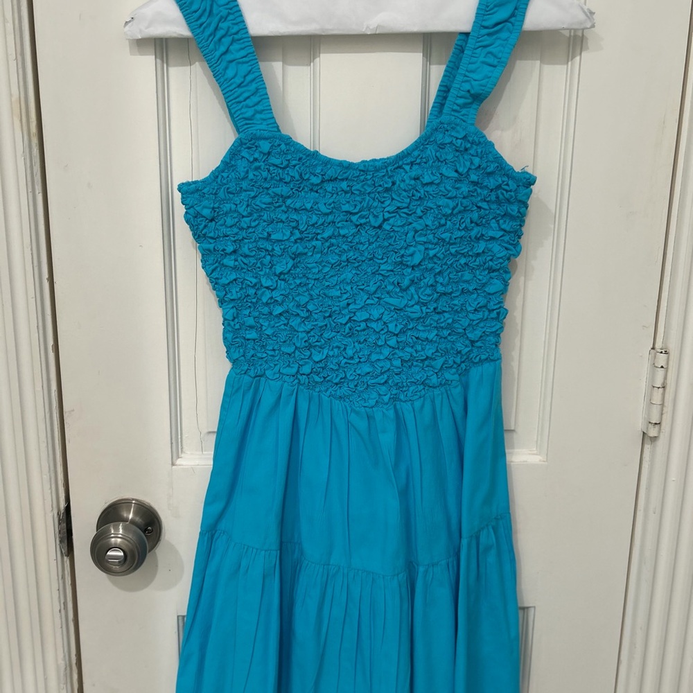 SAYLOR Aqua Sequin Embellished Top